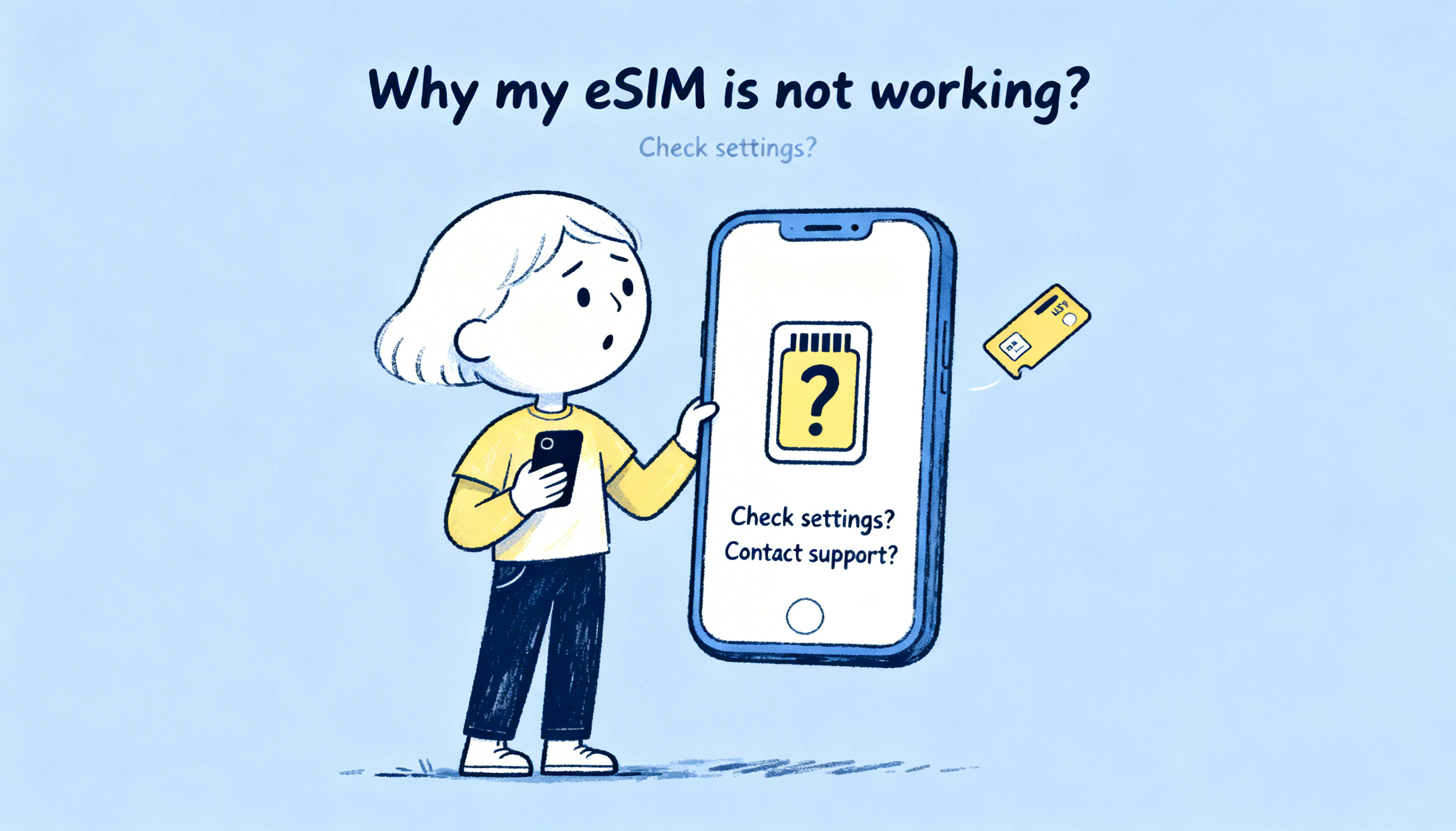 eSIM Not Working? Common Problems & Fixes
